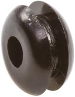 666-4593 RS PRO Black PVC 6mm Cable Grommet for Maximum of 3mm Cable Dia.