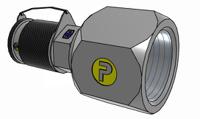 12ttp4xs Parker BSPP 1/4 Female to UNF 1 1/16-12 Female, 12TTP4XS