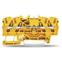 2002-1406 WAGO  TOPJOB S Series Yellow, 2.5mm², 1-Level, Push In Termination, ATEX, CSA, IECEx