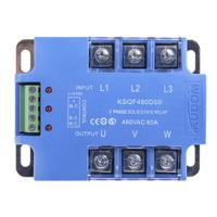 ksqf480d60 i-Autoc KSQ Series Solid State Relay, 60 A Load, Panel Mount, 530 V ac Load, 32 V dc Control