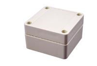 1555b2gy Hammond 1555 Series Polycarbonate Enclosure, IP68, 2.6 x 2.6 x 1.6in