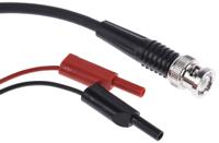 ko-8358-rg58-05-50-sw Schutzinger BNC Test Lead, Red/Black, 500mm Lead Length