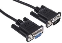 mxt1001mbk StarTech.com Male 9 Pin D-sub to Female 9 Pin D-sub Serial Cable, 1m PVC