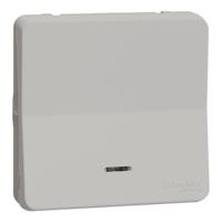 mur39127 Schneider Electric White Push Button Light Switch, Mureva Styl