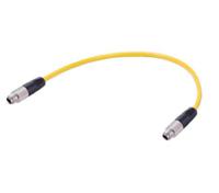33280808002003 HARTINGHARTING T1 Industrial, 300mm, Yellow M8 to Male M8 Male, Unshielded Unshielded, Terminated Polyurethane Sheath