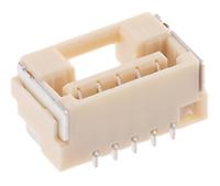 502386-0570 Molex CLIK-Mate Series Right Angle Surface Mount PCB Socket, 5-Contact, 1-Row, 1.25mm Pitch, Solder Termination