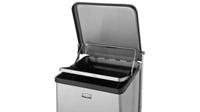 fgst24sspl Rubbermaid Commercial Products Defenders 49L Grey Pedal Galvanised Steel Waste Bin