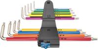 05022689001 Wera 9-Piece Torx Key Set, 8 mm, 9 mm, 10 mm, 15 mm, 20 mm, 25 mm, 27 mm, 30 mm, 40 mm Size, L Shape, Long Arm
