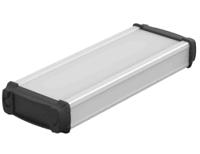 83626150hmt1-elph-620-0150 Bopla BOS-Ecoline Series Aluminum (Anodized) Aluminium General Purpose Enclosure, IP40, Black Lid, 57.5 x 22 x 150mm