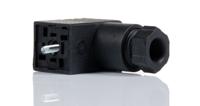 811-8222 RS PRO 3P+E DIN 43650 C, Female Solenoid Valve Connector, , 250 V ac Voltage