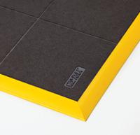 556s0033bl Notrax 556 Natural Rubber Anti-Fatigue Mat, 91cm x 91cm x 19mm