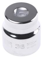 7800dm-36 Bahco 1/2 in Drive 36mm Standard Socket, 12 point, 57 mm Overall Length