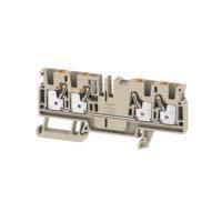 2051500000 Weidmuller  A Series Beige, 4mm², Single-Level, Push In Termination