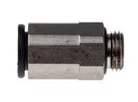 3101-08-60 Legris LF3000 Series Straight Threaded Adaptor, M10 Male to Push In 8 mm, Threaded-to-Tube Connection Style