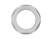 1sng607007r0000 Light Grey UL 94 V2 PA 6 Cable Gland Locknut, M20 Thread