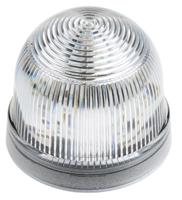 81648053 Werma EM 816 Series Clear Steady Beacon, 5 V dc, Panel Mount, LED Bulb, IP65