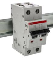 2cds252001r0061-s202-d6 ABB System Pro M Compact S200 MCB, 2P, 6A Curve D, 400V AC, 125V DC, 10 kA Breaking Capacity
