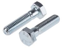 917-3107 RS PRO Bright Zinc Plated Steel, Hex Bolt, M6 x 25mm
