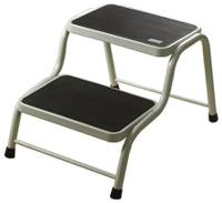 669-3715 RS PRO 2 Tread Steel Steps 0.38m Platform Height, White