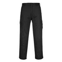 c701bkt36 Portwest C701 Unisex's Black 35% Cotton, 65% Polyester, Size Long Waist Size 26 to 50 in W 33in L