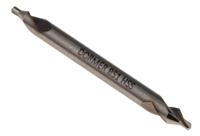 a225-bs1 Dormer A225 Series HSS Centre Drill Bit, 1/8" → 3/64" Diameter, 38 mm Overall