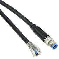 1-2273006-1 TE Connectivity Male 4 way M8 to Unterminated Free End Sensor Actuator Cable, 1.5 m