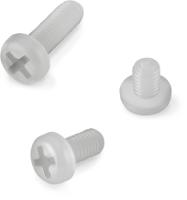 97790803111 Wurth Elektronik Cross M3 Pan Nylon Machine Screws x 8.0mm