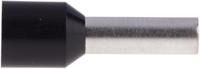 157-1266 RS PRO Insulated Crimp Bootlace Ferrule, 12mm Pin Length, 3.5mm Pin Diameter, 6mm² Wire Size, Black