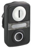 zb5aw7a1721 Schneider Electric Harmony XB5 Series Black, White Momentary Push Button Head, 22mm Cutout, IP66, IP67, IP69K