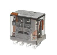 563480240040 Finder Plug In Power Relay, 24V ac Coil, 12A Switching Current, 4PDT