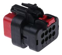 776494-1 TE Connectivity, AMPSEAL 16 Automotive Connector Socket Red Cable Mount 8 Way