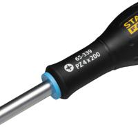 0-65-339 Stanley Pozidriv  Screwdriver, PZ4 Tip, 200 mm Blade, 375 mm Overall