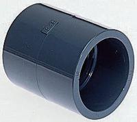 721913107 Georg Fischer Plastic Pipe Fitting, Straight Adapter Socket, 25 mm x 3/4in