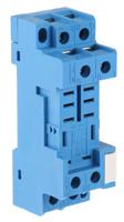 9672sma Finder 96 250V ac DIN Rail Relay Socket, for use with 56.32