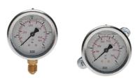 7656098 WIKA Analogue Pressure Gauge 250bar Back Entry 100mm Outside Diameter, UKAS