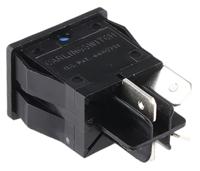 621-1591909luxr Carlingswitch DPST, On-Off Rocker Switch Panel Mount