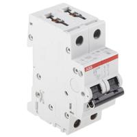 2cds272001r0065-s202m-b6 ABB System Pro M Compact S200M MCB, 2P, 6A Curve B, 440V AC, 125V DC, 10 kA Breaking Capacity
