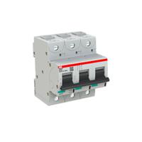 2ccg001245r0001 ABB High Performance S800N MCB, 3P, 100A Curve D, 400V AC, 36 kA Breaking Capacity