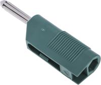 930729104 Hirschmann Test & Measurement Green Male Banana Plug - Screw, 60V dc