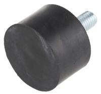 185-4490 RS PRO Cylindrical M8 Anti Vibration Mount, Male Buffer Foot with 89.6kg Compression Load