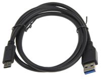 116-9372 RS PRO USB 3.1, Male USB A to Male USB C, 1m