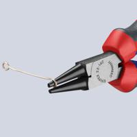 22-02-140 Knipex Round Nose Pliers, 140 mm Overall, Pointed, Straight Tip, 28mm Jaw
