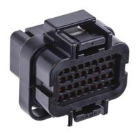 2-1437285-3 TE Connectivity, SUPERSEAL Automotive Connector Plug Black Cable Mount 34 Way