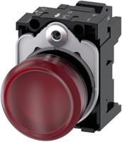 3su1102-6aa20-3aa0 Siemens, SIRIUS ACT 3SU11, Panel Mount Red LED Indicator, 22mm Cutout, Round, 24V ac/dc