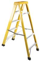 553-816 RS PRO Fibreglass 5 steps Step Ladder, 1.33m platform height