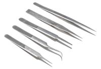 136-9872 RS PRO Stainless Steel, Tweezer Set