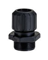 asf13pg13a-awb13 Adaptaflex Straight, Conduit Fitting, 12mm Nominal Size, PG13.5, Nylon 66, Black IP67 rating