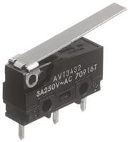 avt3434 Panasonic Long Hinge Lever Micro Switch, PCB Terminal, 3 A @ 250 V ac, SP-CO