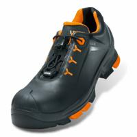 6502242 uvex 2-6502 Unisex Black, Orange Composite Toe Capped Safety Shoes, UK 8, EU 42
