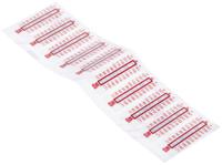 779-9772 RS PRO Non-Reversible Temperature Sensitive Label, 77°C to 127°C, 10 Levels